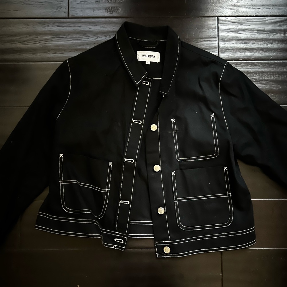 WEEKDAY cropped cargo jacket